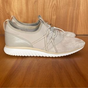 Womens 7 Cole Haan Grand.os Studiogrand Freedom Sneakers Grey SEF1074